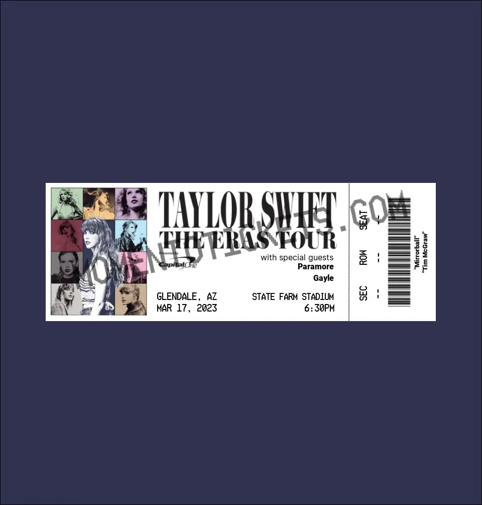 TAYLOR SWIFT ERA'S TOUR | PHYSICAL KEEPSAKE TICKET