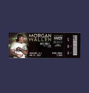 MORGAN WALLEN "ONE NIGHT AT A TIME" TOUR | PHYSICAL KEEPSAKE TICKET